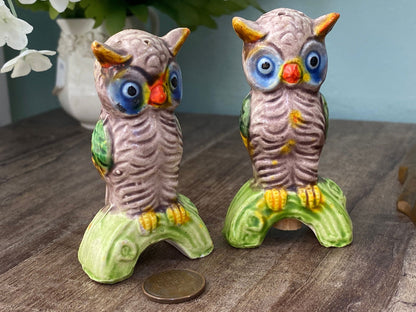 Vintage Owl Salt and Pepper Shakers - Duckwells