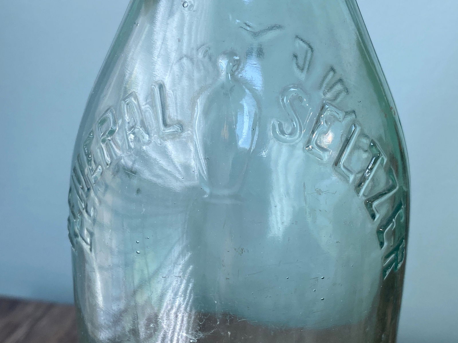 Vintage Quincy Massachusetts General Seltzer Bottle with Ceramic Stopper - Duckwells