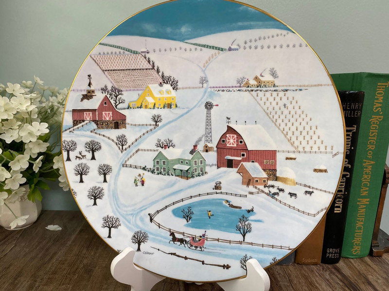 Vintage Royal Doulton Plate Sleigh Bells - Duckwells