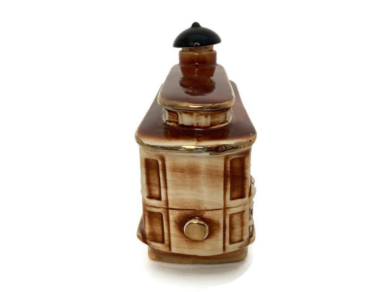 Vintage San Francisco Cable Car Figurine Decanter - Duckwells