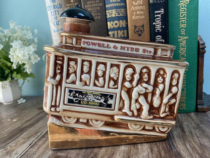 Vintage San Francisco Cable Car Figurine Decanter - Duckwells