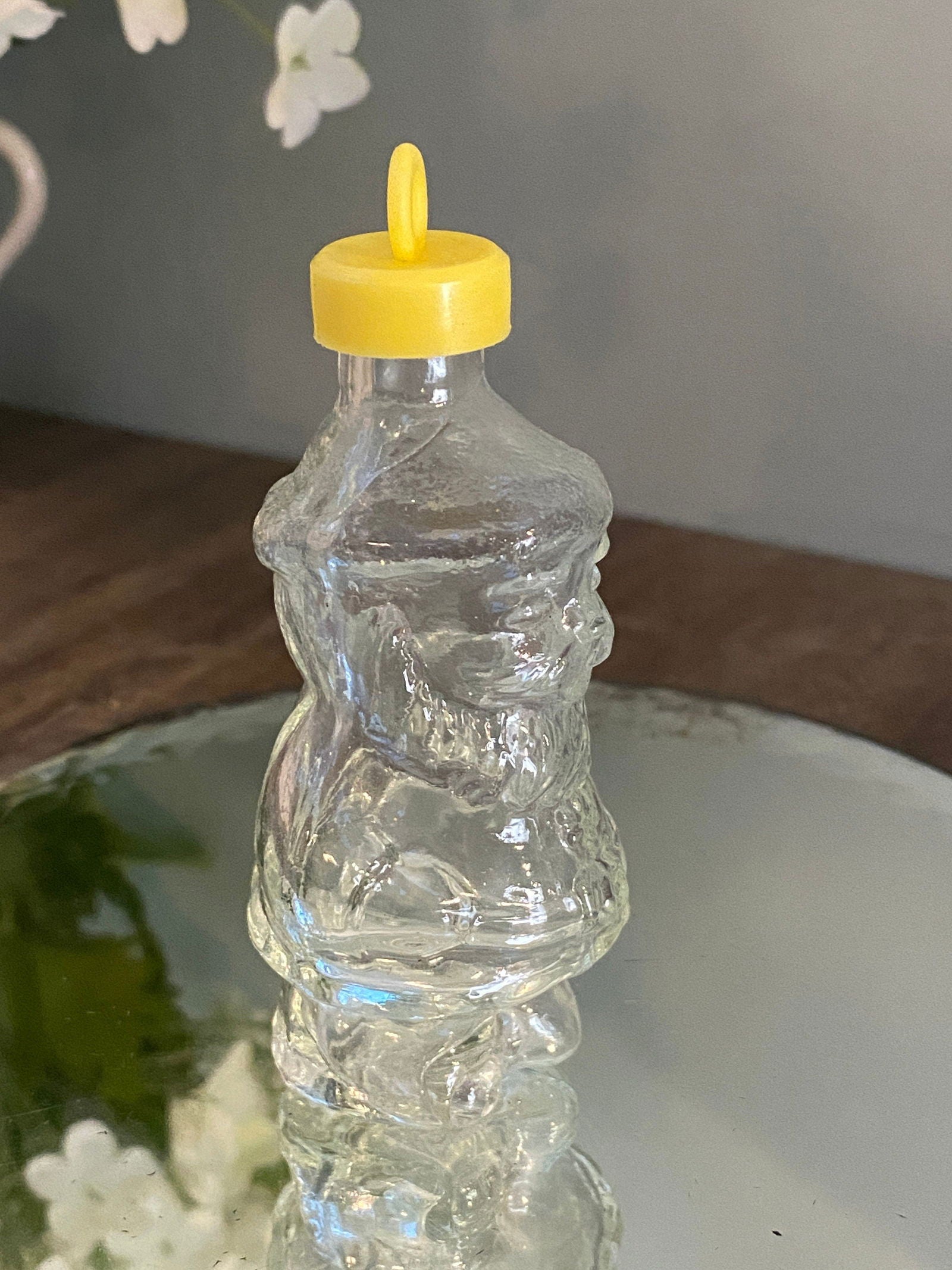 Vintage Santa Claus Figural Glass Bottle Ornament - Duckwells