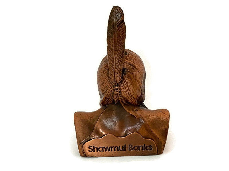 Vintage Shawmut  Native American Bust Figurine Collectible - Duckwells