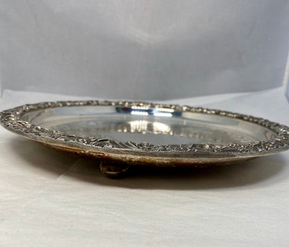 Vintage Sheffield Silverplate Tray - Duckwells