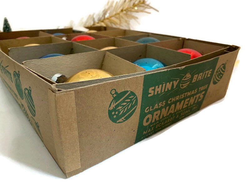 Vintage Shiny Brite Ornaments - Duckwells