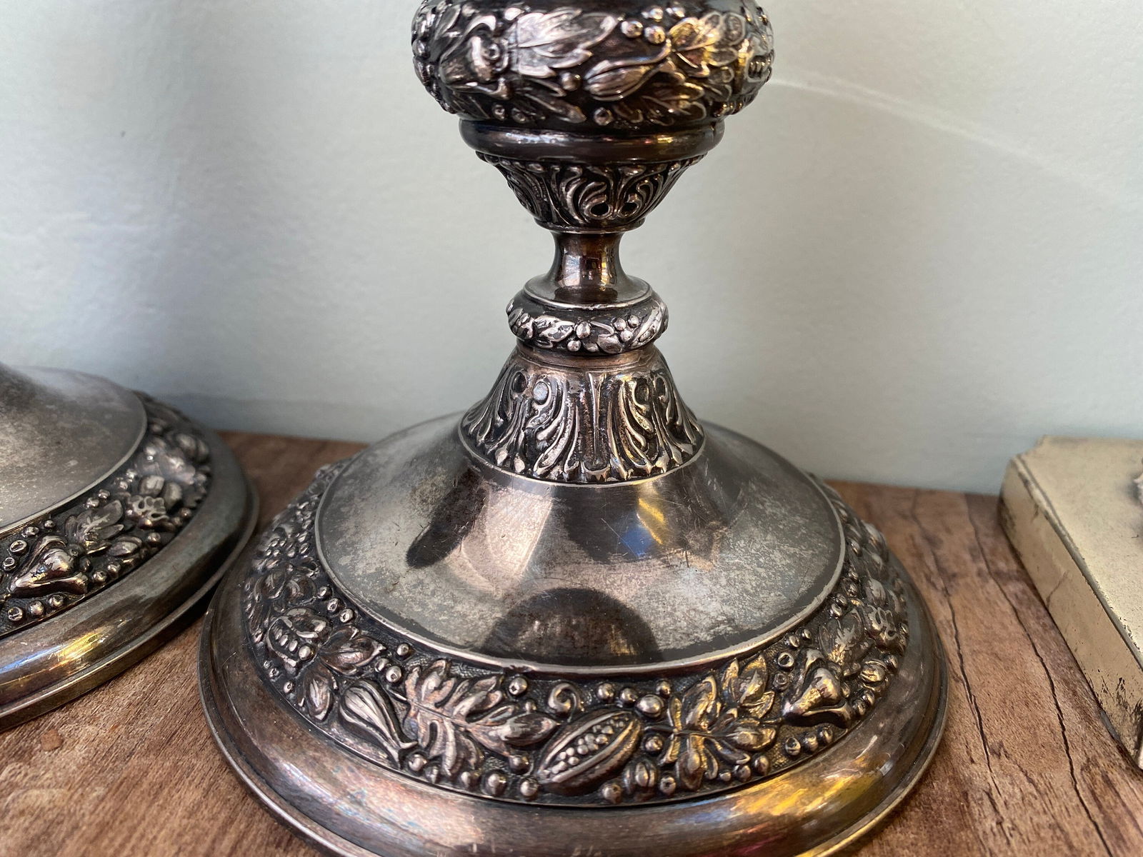 Vintage Silverplate Candlesticks by Jennings Brother - Duckwells