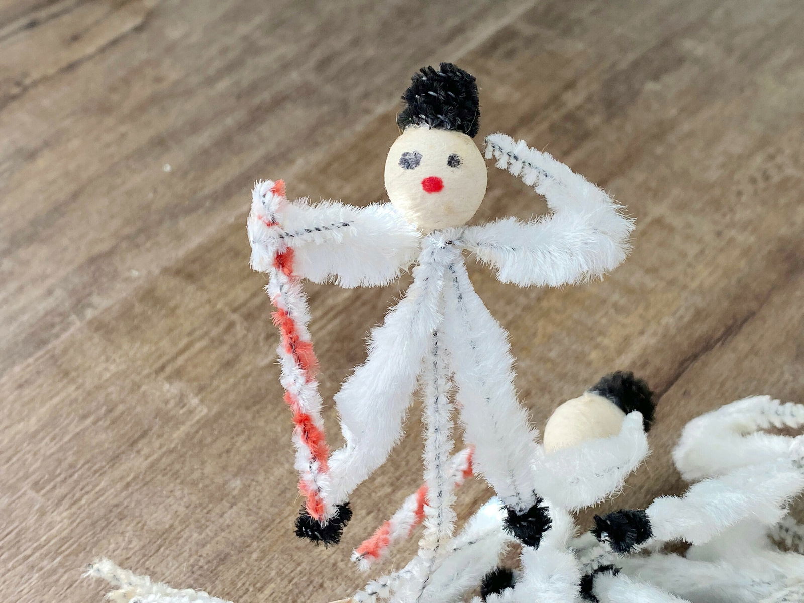 Vintage Snowman Pipe Cleaners Made in Taiwan Bundle of Twelve - Duckwells