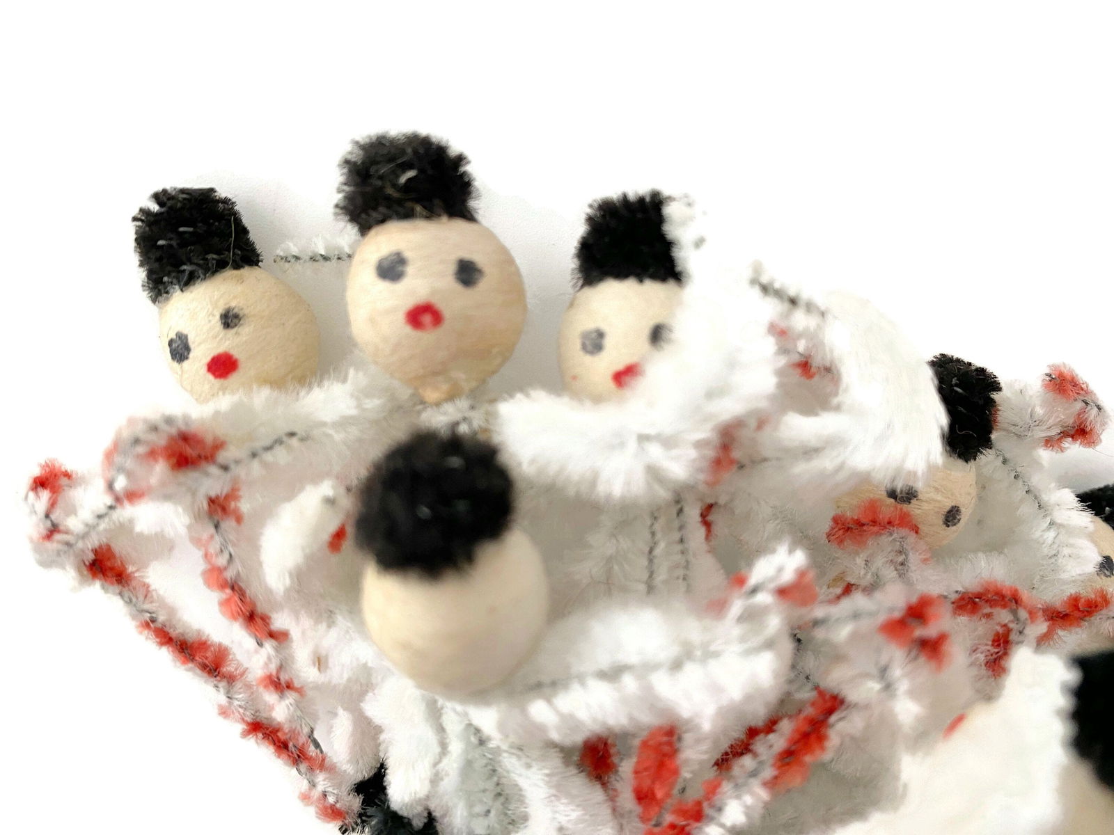 Vintage Snowman Pipe Cleaners Made in Taiwan Bundle of Twelve - Duckwells
