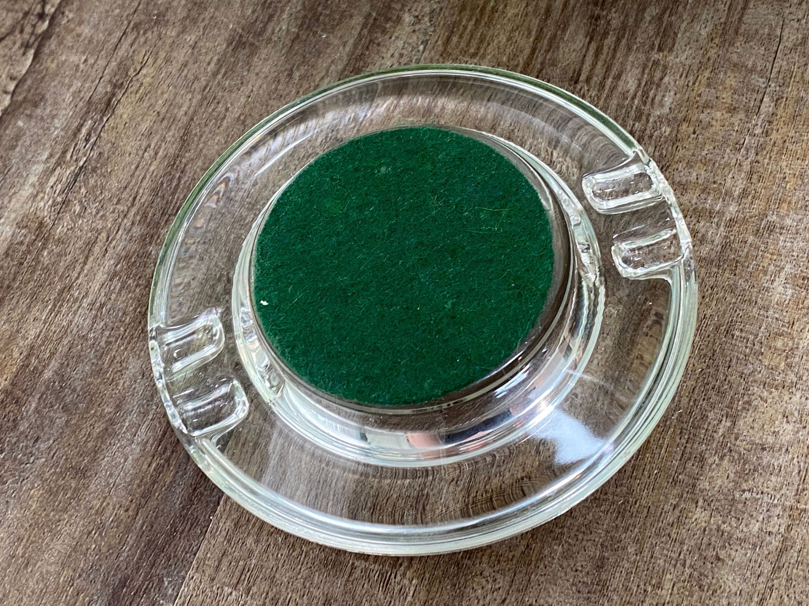 Vintage Statue of Liberty Glass Ashtray - Duckwells