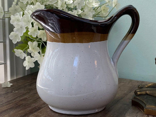 Vintage Stoneware Pitcher - Duckwells