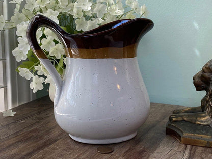 Vintage Stoneware Pitcher - Duckwells