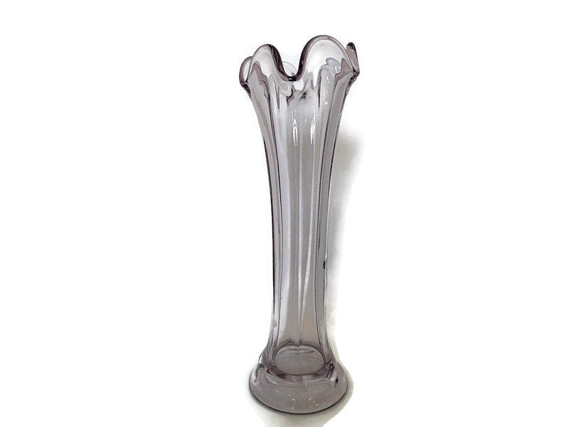Vintage Swung Carnival Glass Vase - Duckwells