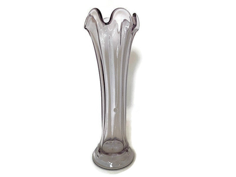 Vintage Swung Carnival Glass Vase - Duckwells