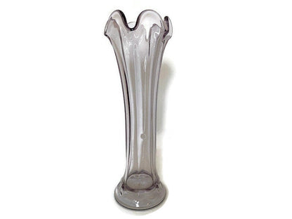 Vintage Swung Carnival Glass Vase - Duckwells