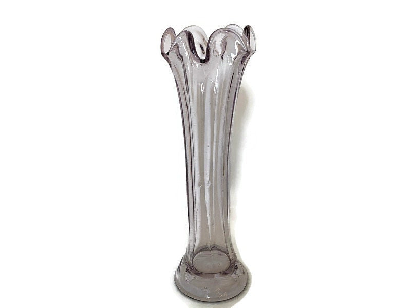 Vintage Swung Carnival Glass Vase - Duckwells