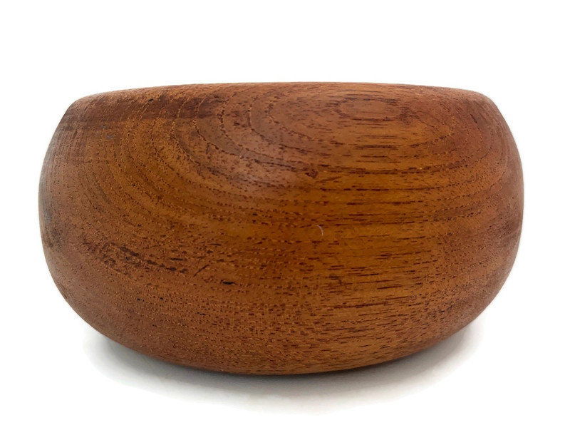 Vintage Teak Salad Individual Bowl - Duckwells