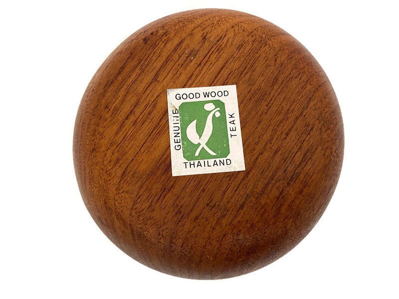Vintage Teak Salad Individual Bowl - Duckwells