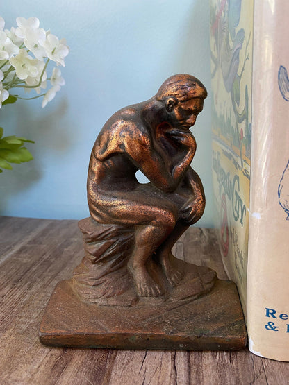 Vintage The Thinker Bookends - Duckwells