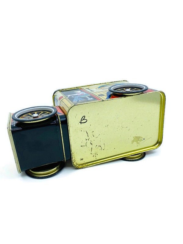 Vintage Tin Truck Piggy Bank - Duckwells