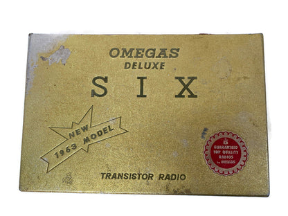 Vintage Transistor Radio in Presentation Box with Case and Ear Bud at Duckwells
