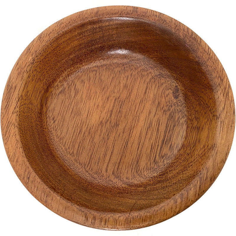 Vintage Turned Bicyuba Wood Bowl - Duckwells