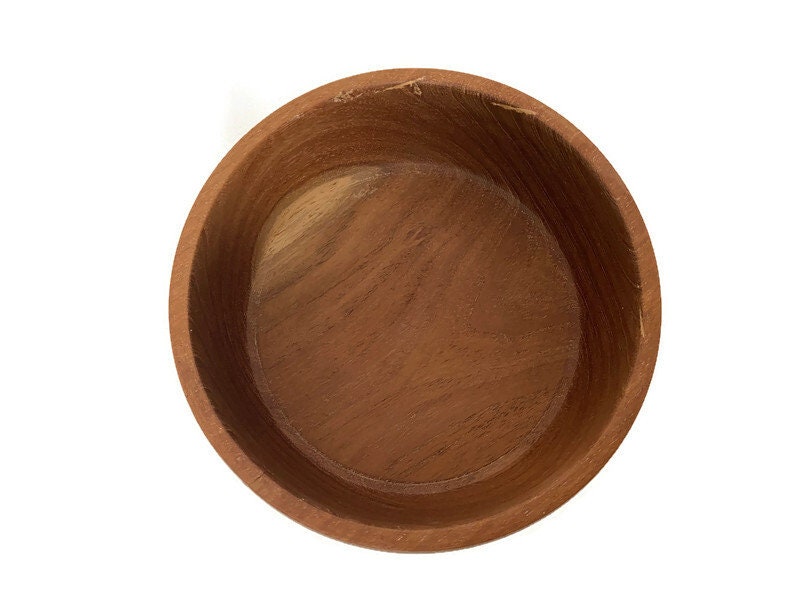 Vintage Turned Mesquite Wood Bowl - Duckwells