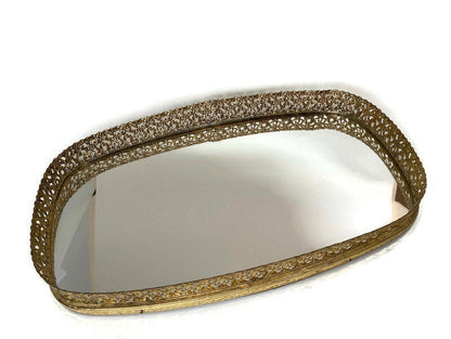 Vintage Vanity Mirrored Tray - Duckwells