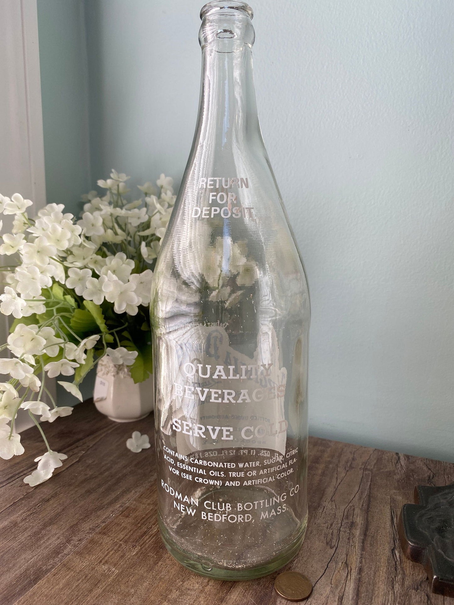 Vintage Virginia Dare Quart Bottle at Duckwells