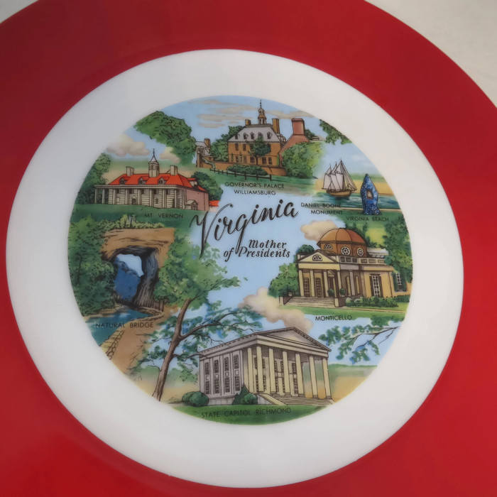 Vintage Virginia Souvenir Plate - Duckwells