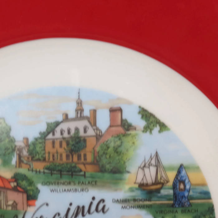Vintage Virginia Souvenir Plate - Duckwells