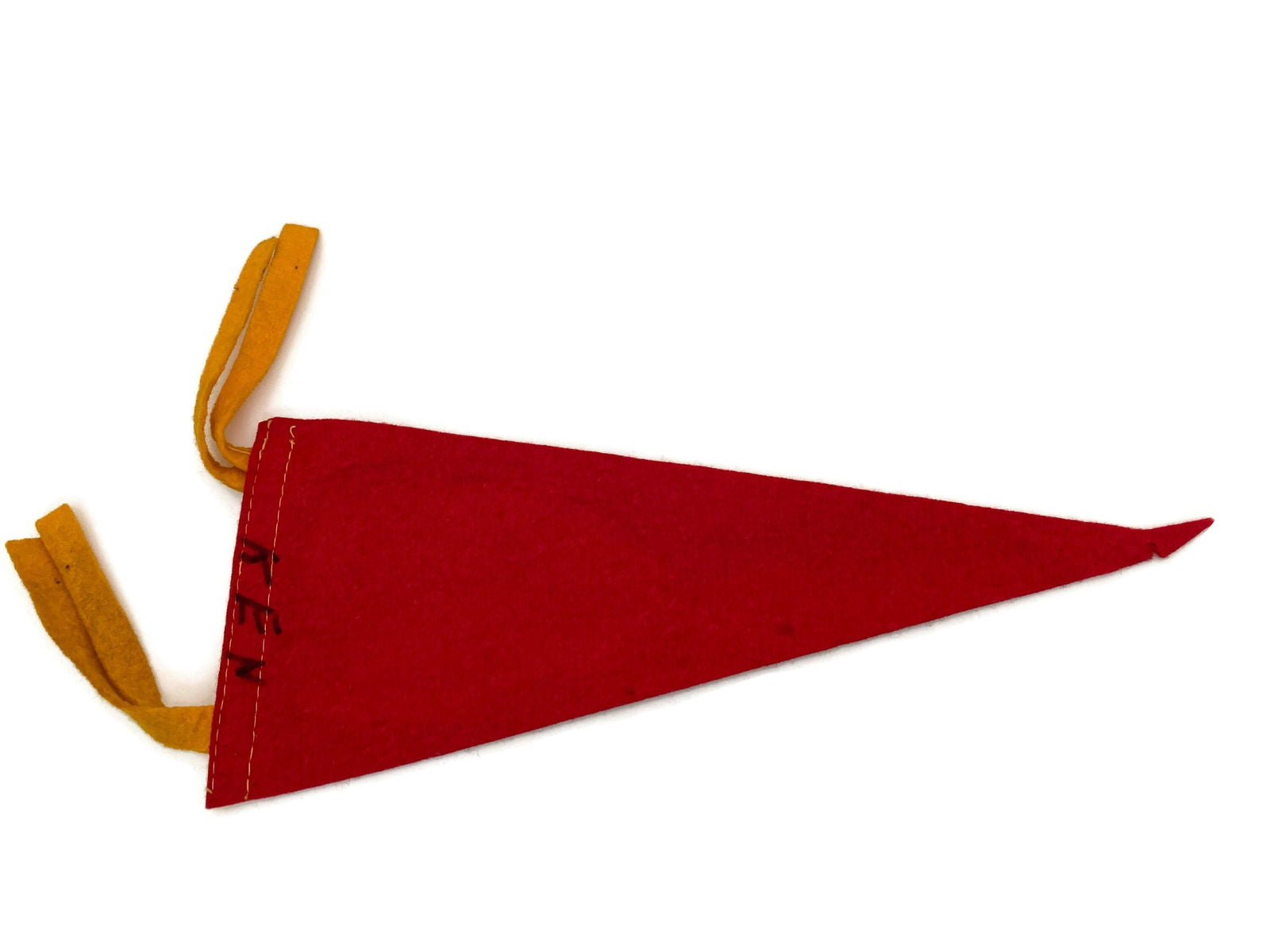 Vintage Wake Island Felt Pennant - Duckwells