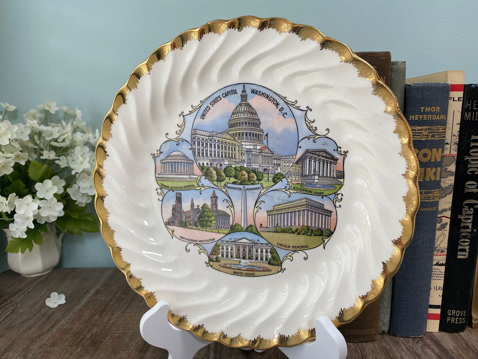 Vintage Washington DC Souvenir Plate - Duckwells