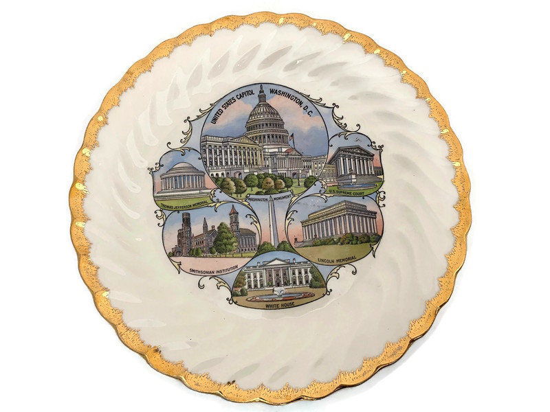 Vintage Washington DC Souvenir Plate - Duckwells