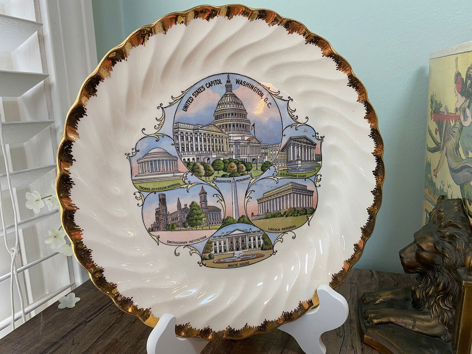 Vintage Washington DC Souvenir Plate - Duckwells