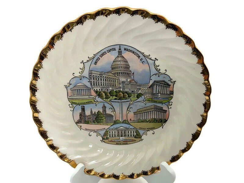 Vintage Washington DC Souvenir Plate - Duckwells