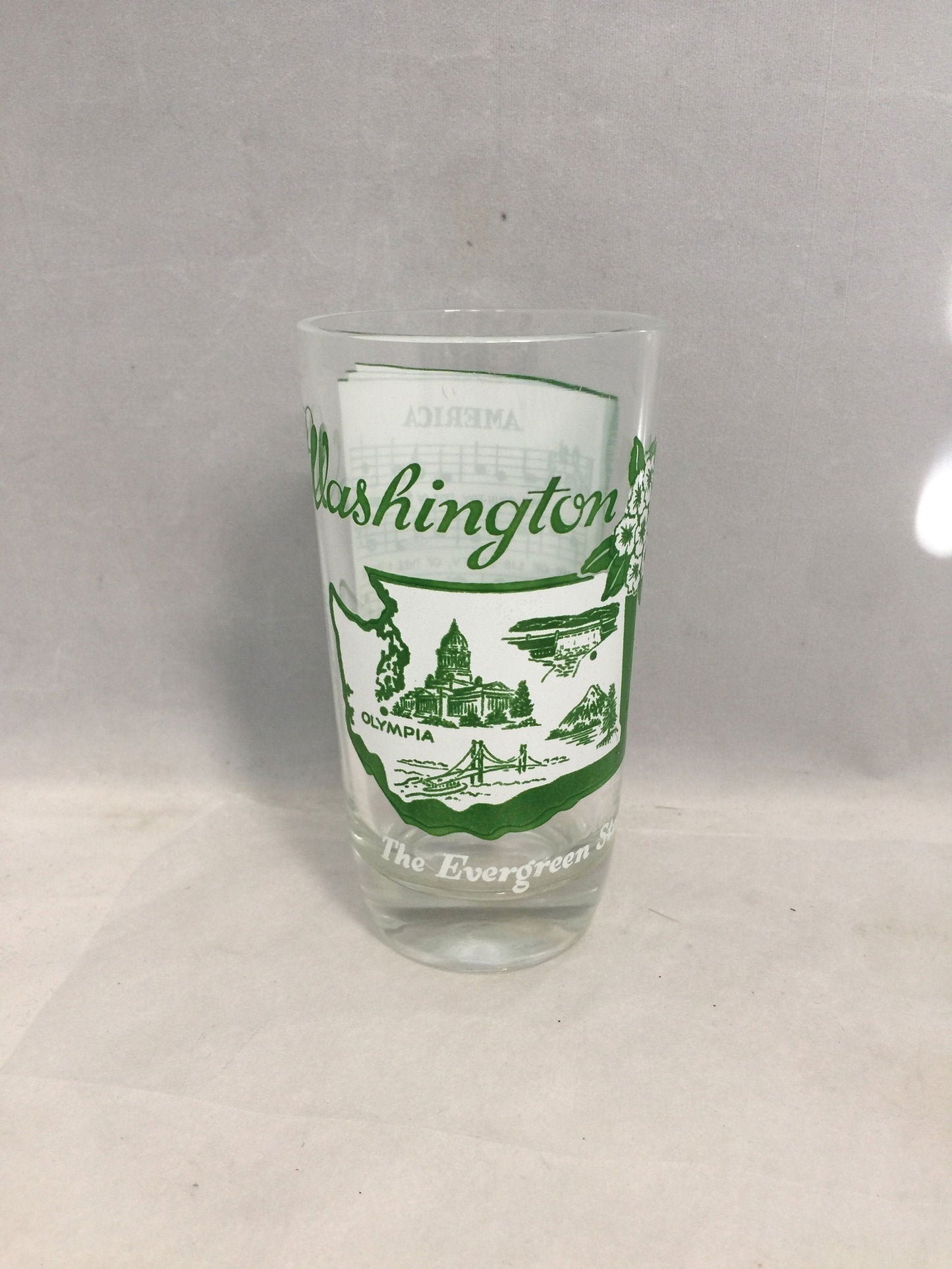 Vintage Washington Souvenir Glass - Duckwells