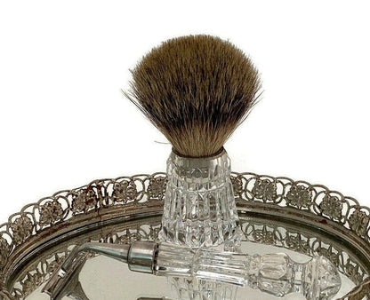 Vintage Waterford Crystal Shaving Set - Duckwells