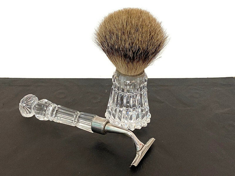 Vintage Waterford Crystal Shaving Set - Duckwells