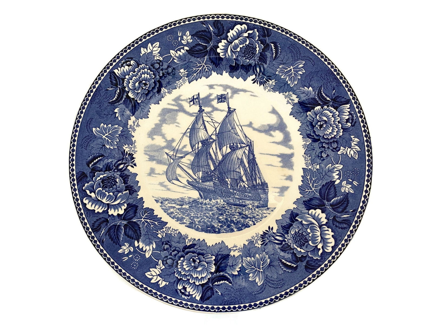 Vintage Wedgwood Mayflower Souvenir Plate for Plimoth Plantation - Duckwells