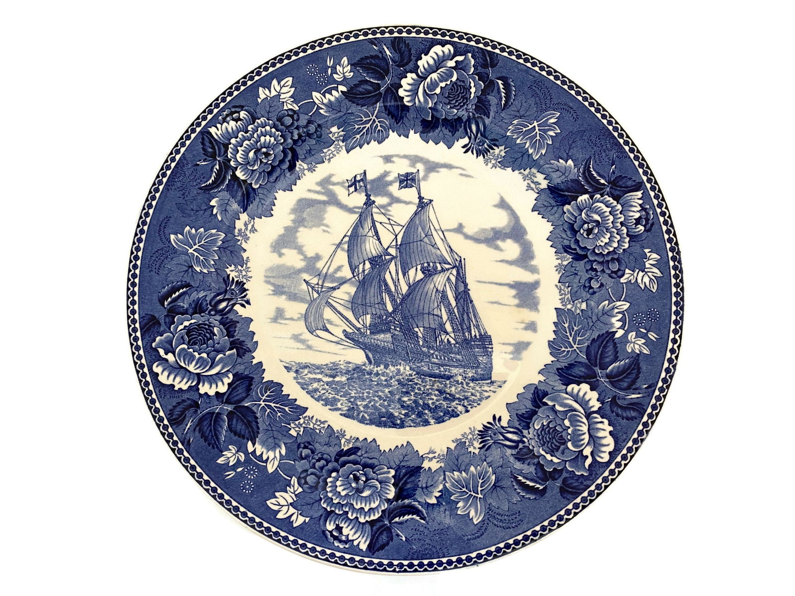 Vintage Wedgwood Mayflower Souvenir Plate for Plimoth Plantation - Duckwells