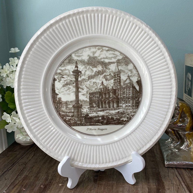 Vintage Wedgwood Piranesi Plate - Sta Maria Maggiore - Duckwells