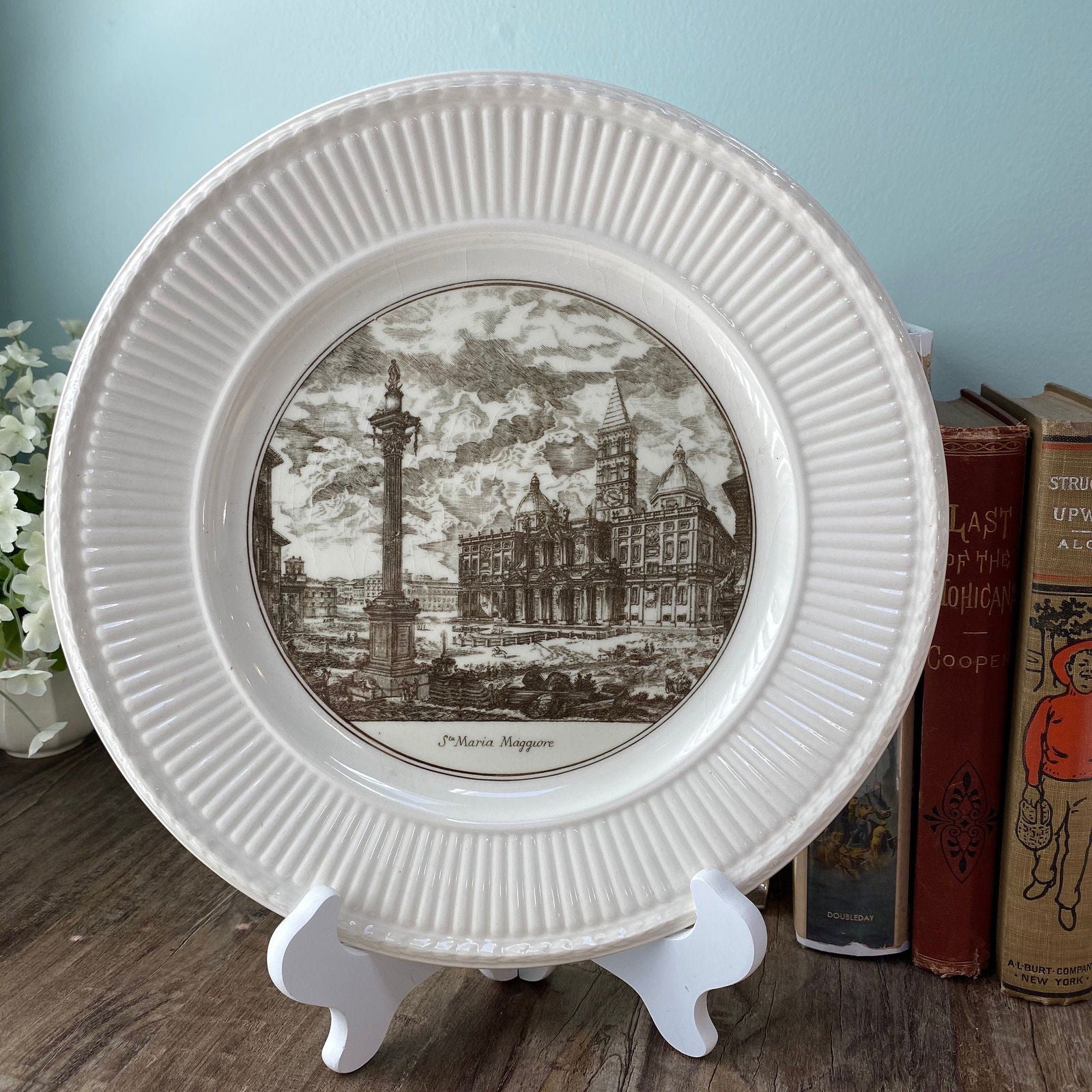 Vintage Wedgwood Piranesi Plate - Sta Maria Maggiore - Duckwells