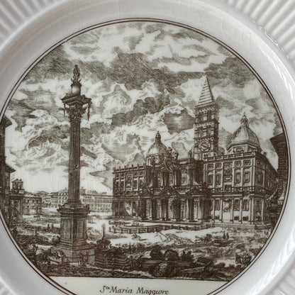 Vintage Wedgwood Piranesi Plate - Sta Maria Maggiore - Duckwells