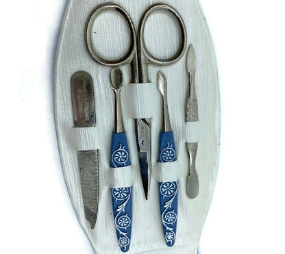Vintage Wedgwood Style Manicure Kit - Duckwells
