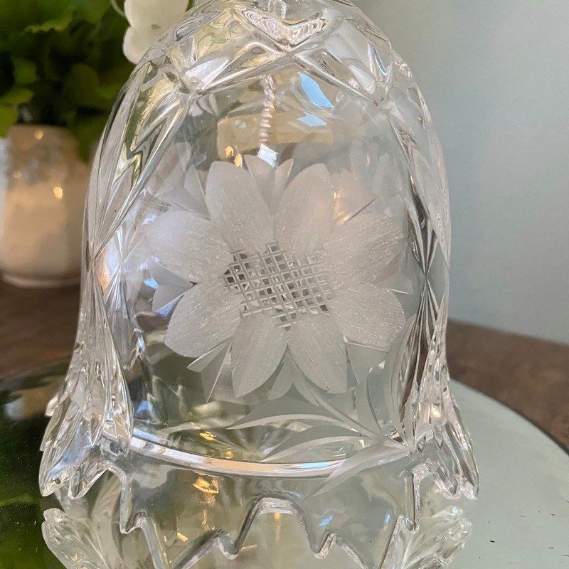 Vintage Western Germany Crystal Bell - Duckwells