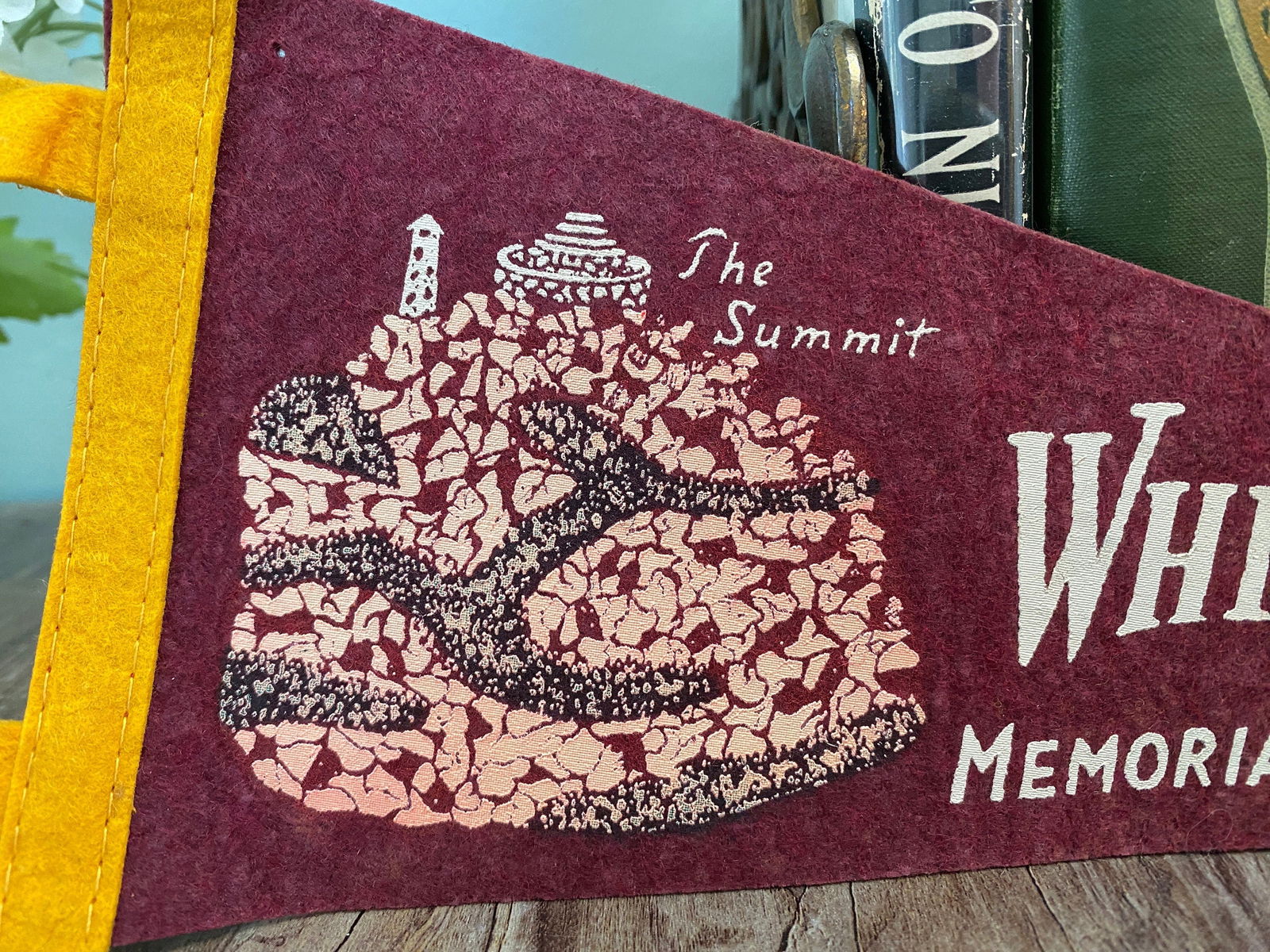 Vintage Whiteface Mountain Memorial Highway Souvenir Pennant - Duckwells