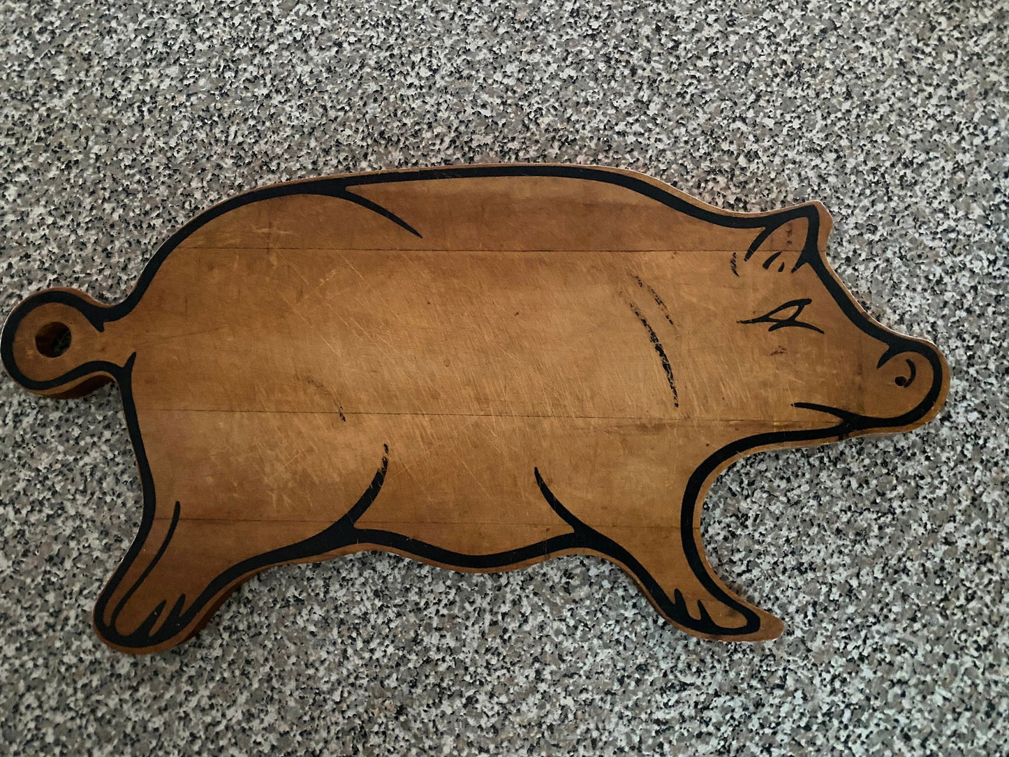 Vintage Wood Pig Cutting Board - Duckwells