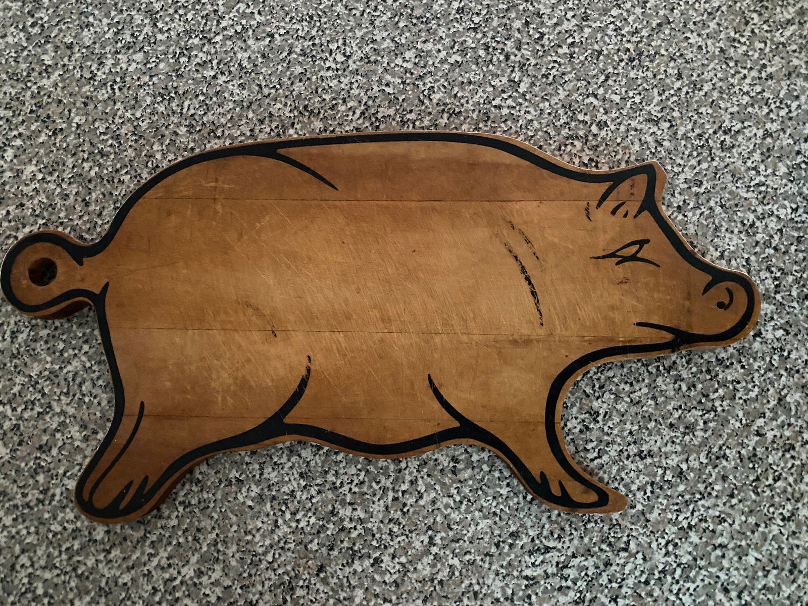 Vintage Wood Pig Cutting Board - Duckwells