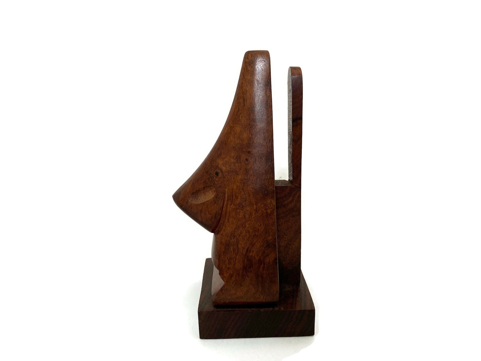 Vintage Wood Tiki Eyeglass Holder - Duckwells
