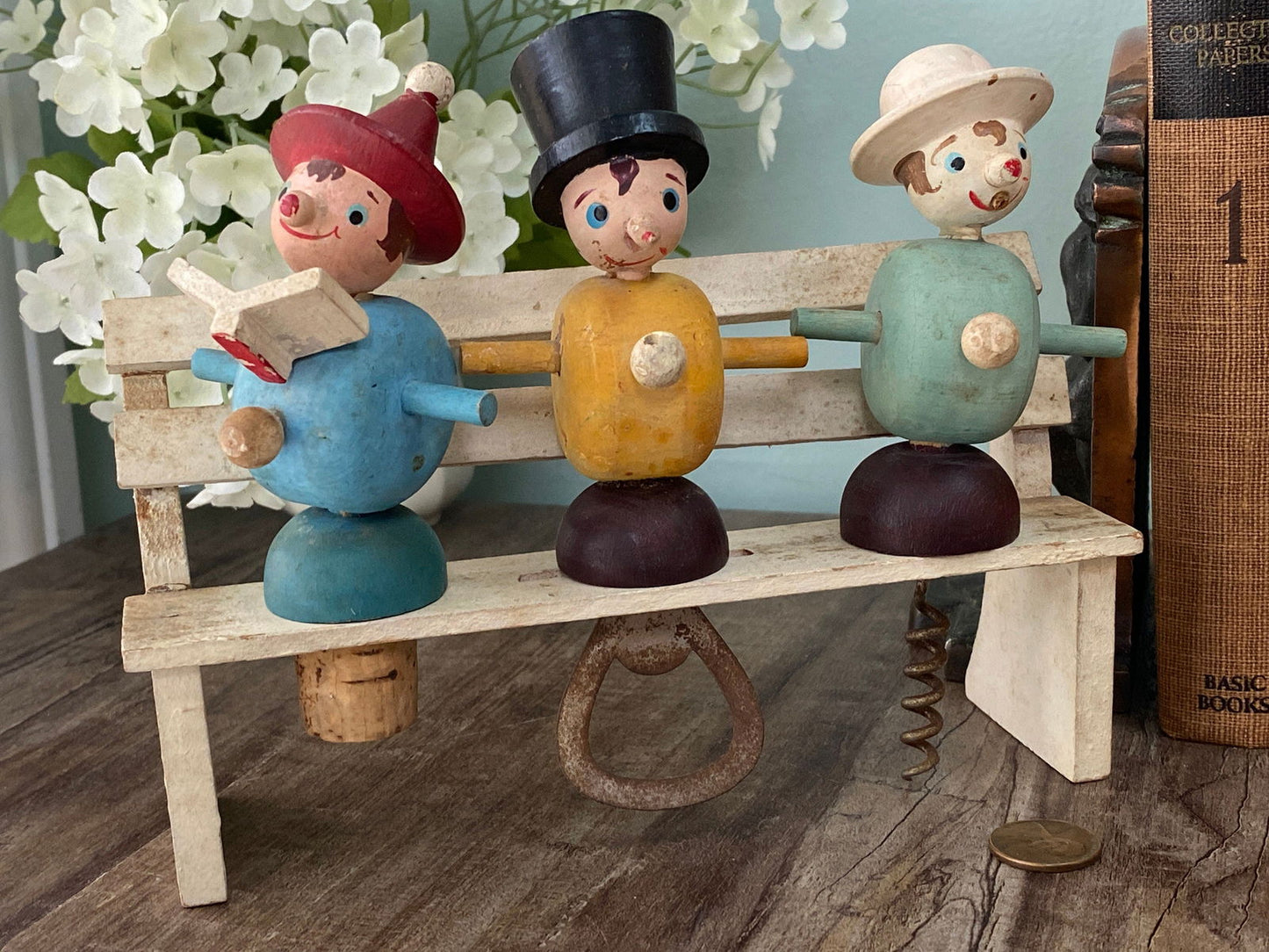 Vintage Wooden Barware Set - Duckwells